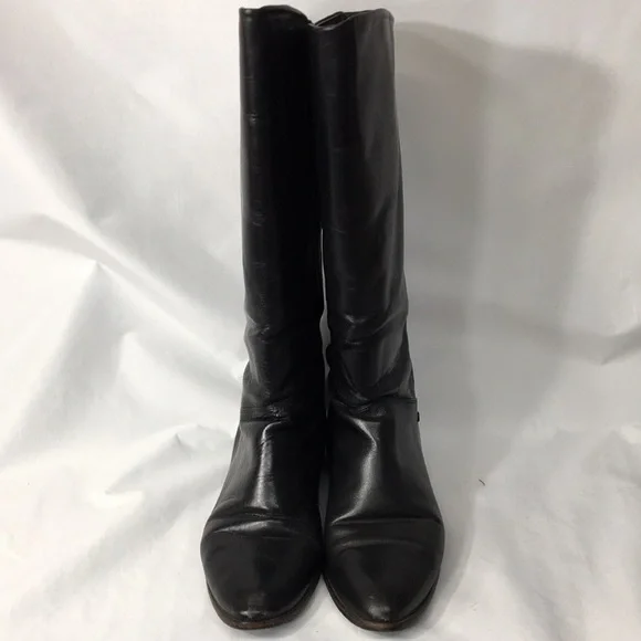 Etienne Aigner Women’s Black Knee-High Boots Size 7.5 GREAT Condition - Picture 2 of 9